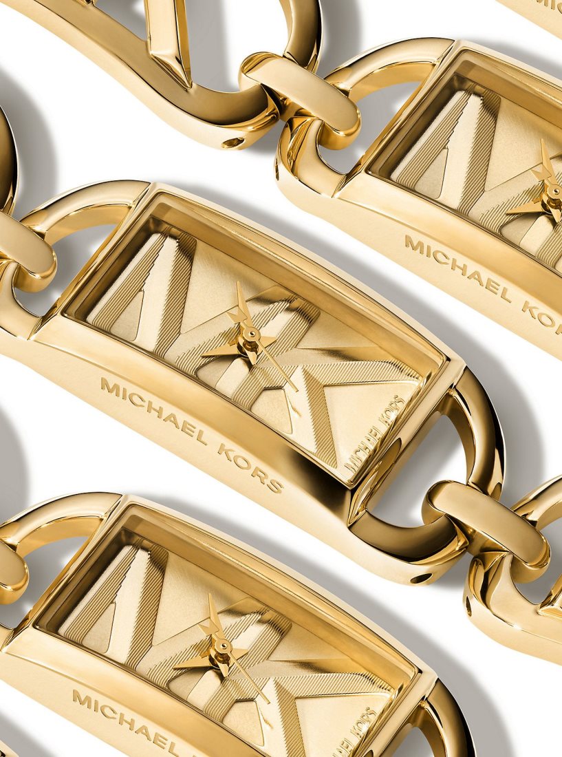 Michael Kors Mini Empire Gold-Tone Watch Gold-tone Damen Gold | VNCGZB863