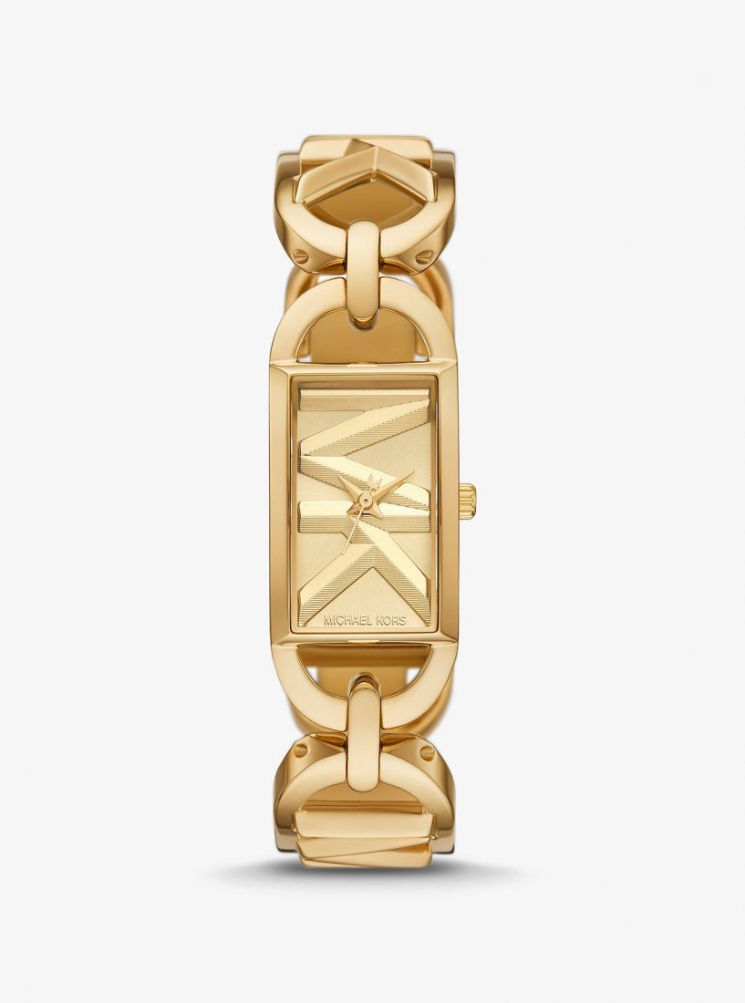Michael Kors Mini Empire Gold-Tone Watch Gold-tone Damen Gold | VNCGZB863