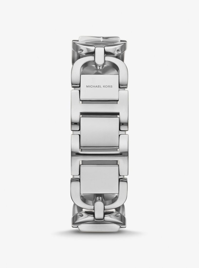 Michael Kors Mini Empire Silver-Tone Watch Silver-tone Damen Silber | IFUBXZ507