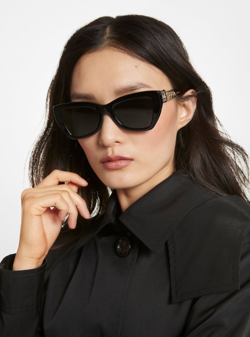 Michael Kors Montecito Sunglasses Sonnenbrille Damen Schwarz | FHXWUM084