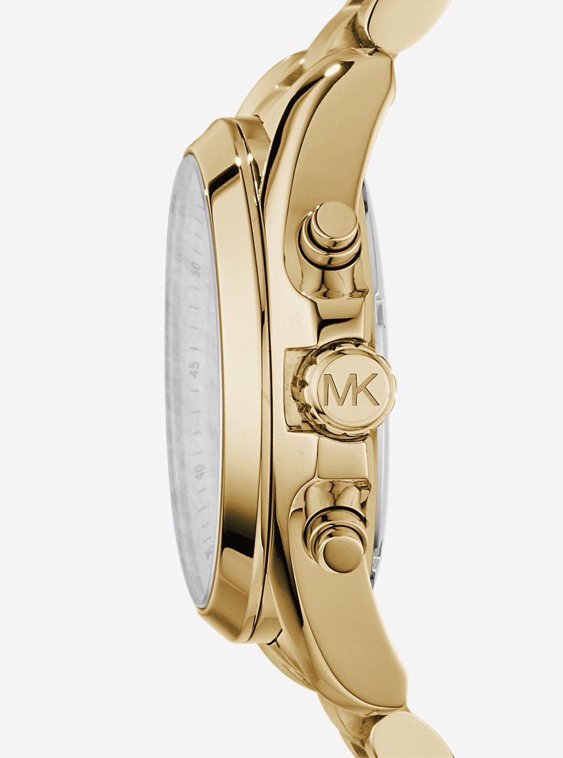 Michael Kors Oversized Bradshaw Gold-Tone Watch Gold-tone Herren Gold | SWLYIZ896