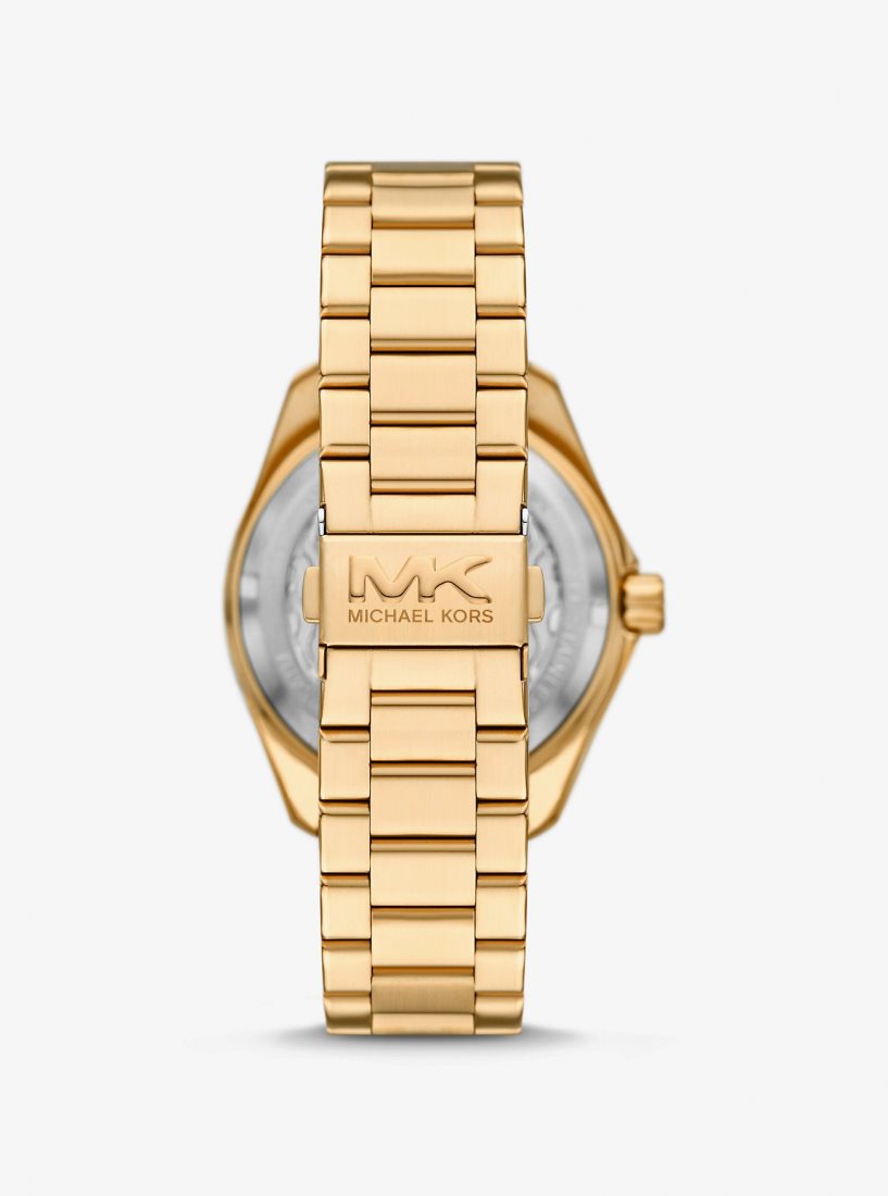 Michael Kors Oversized Maritime Gold-Tone Watch Gold-tone Herren Gold | MBWZKJ385