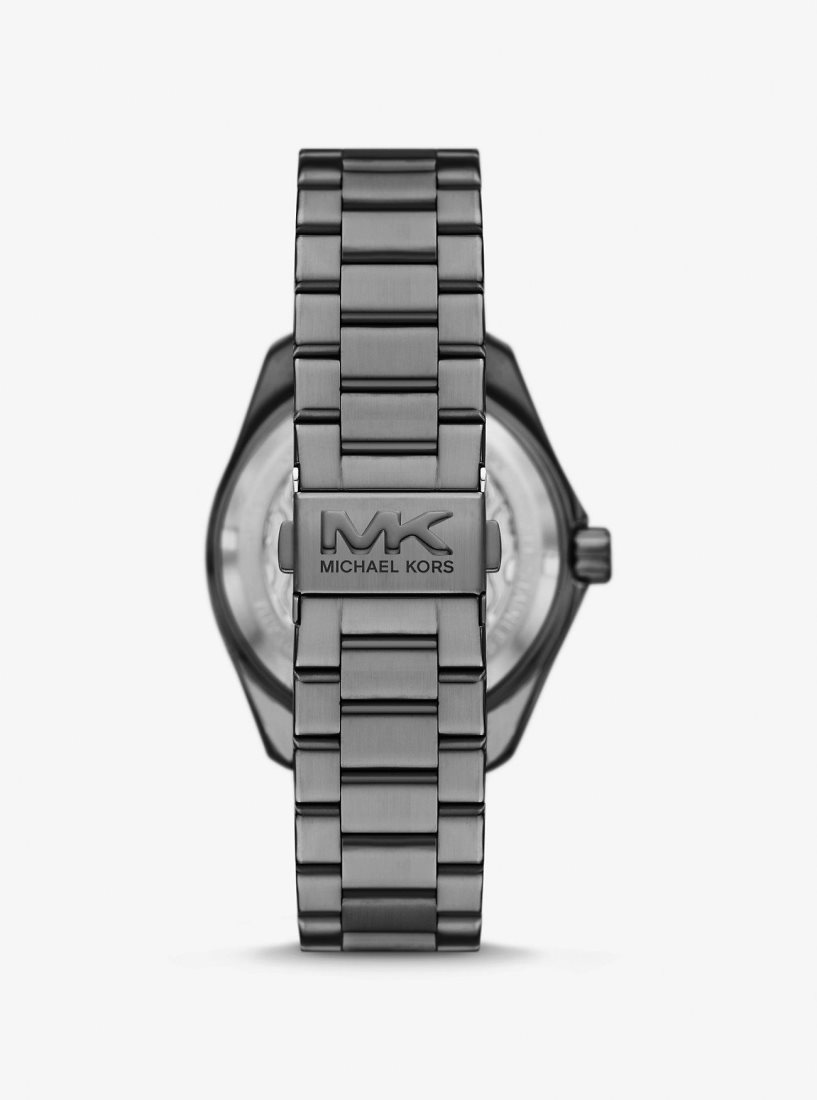 Michael Kors Oversized Maritime Gunmetal Watch Oversized Herren Grau | IMPJFA619