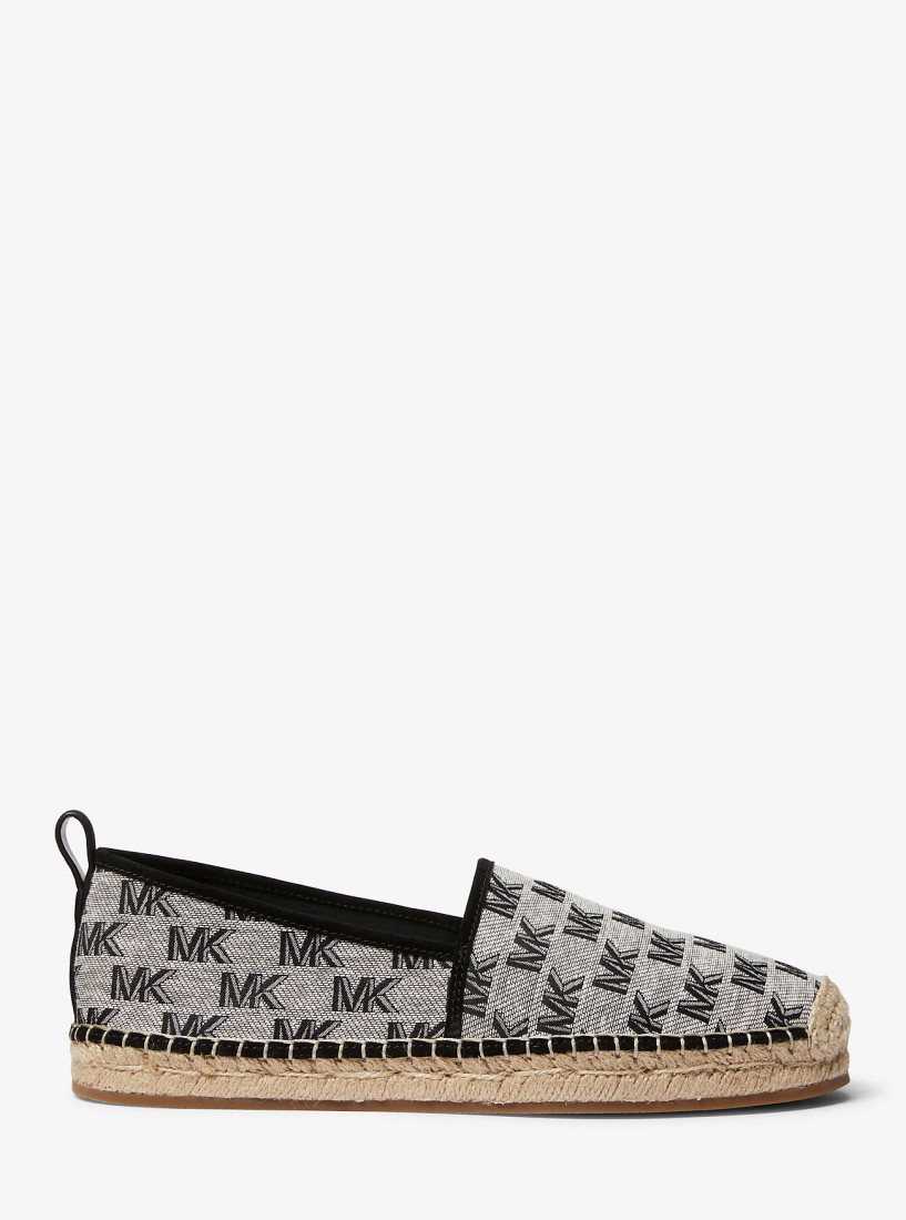 Michael Kors Owen Logo Jacquard Espadrille Espadrilles Herren Schwarz | DVHMWY651