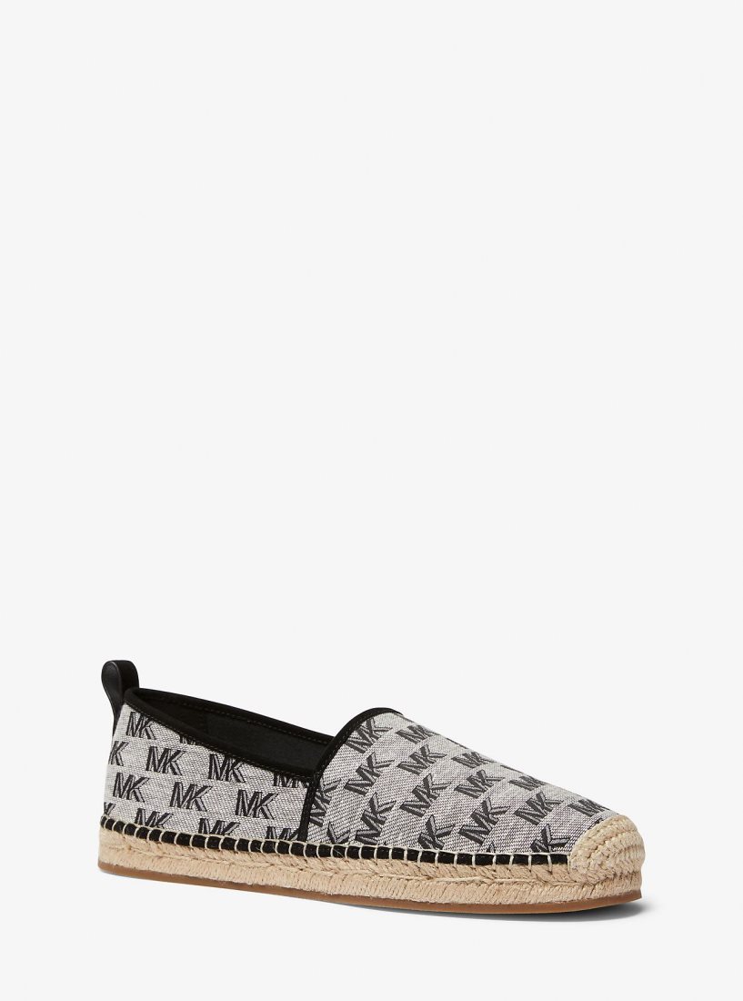 Michael Kors Owen Logo Jacquard Espadrille Espadrilles Herren Schwarz | DVHMWY651