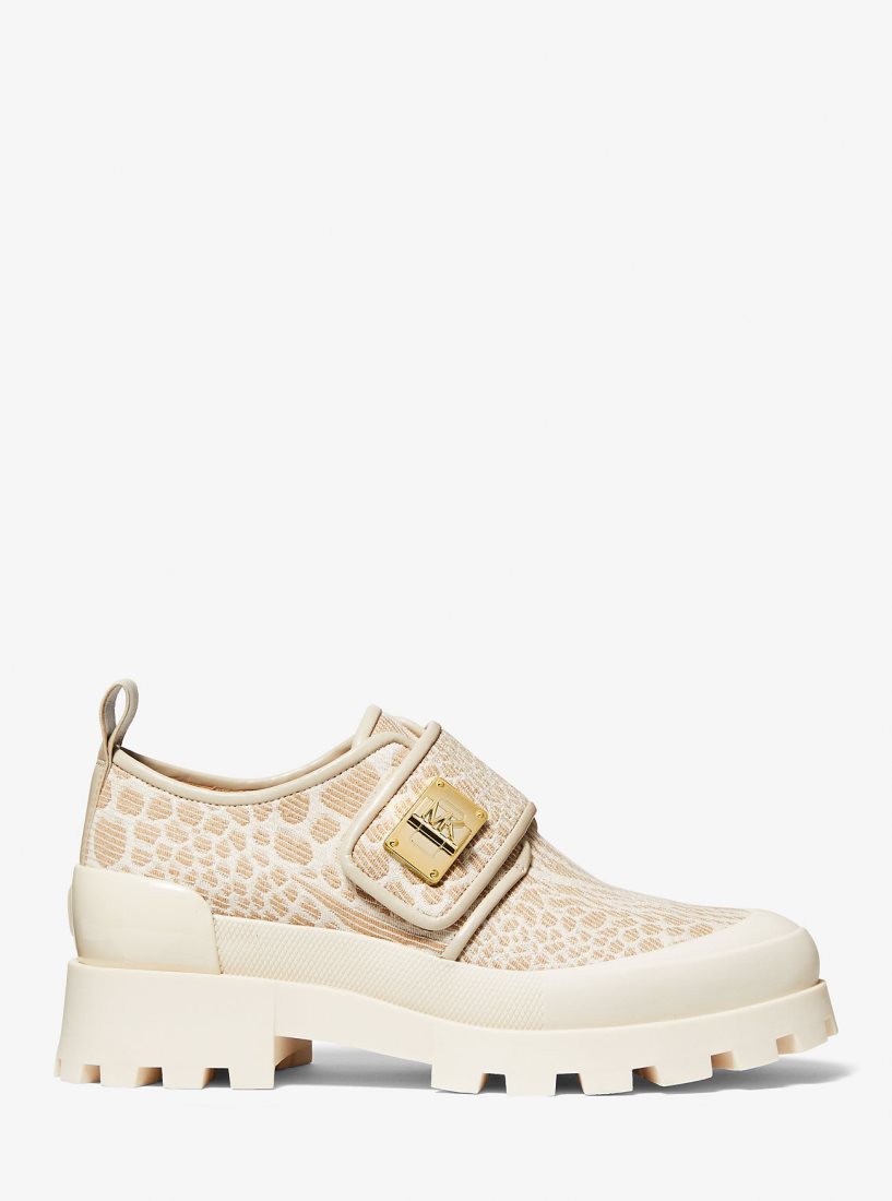 Michael Kors Padma Animal Jacquard Loafer Flache Schuhe Damen Braun | BLAHYQ058