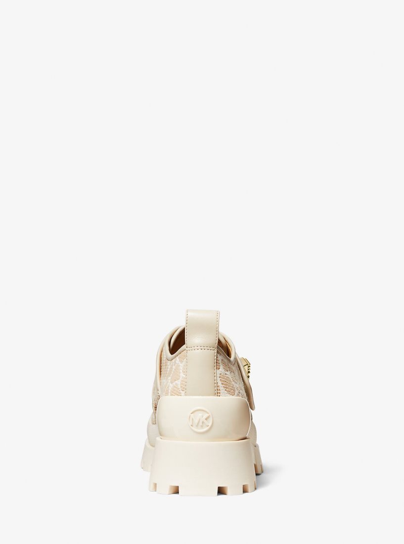 Michael Kors Padma Animal Jacquard Loafer Flache Schuhe Damen Braun | BLAHYQ058
