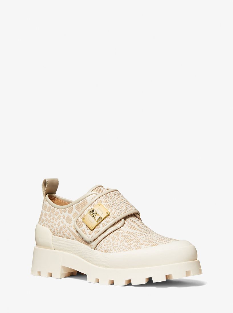 Michael Kors Padma Animal Jacquard Loafer Flache Schuhe Damen Braun | BLAHYQ058