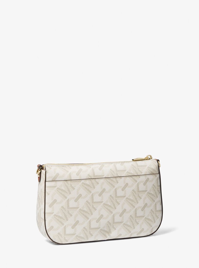 Michael Kors Parker Large Empire Signature Logo 2-in-1 Crossbody Bag Umhängetasche Damen Hellgelb | RGMWUS807