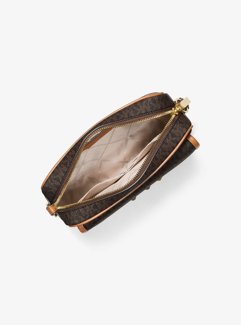 Michael Kors Parker Medium Logo Crossbody Bag Umhängetasche Damen Brn/Acorn | CIKVNX681