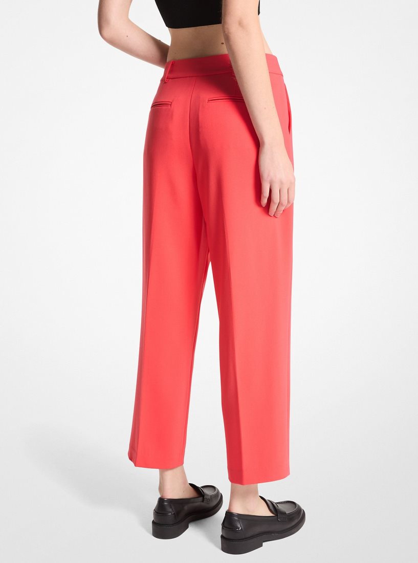Michael Kors Pleated Crepe Pants Hose Damen Koralle | JRDNUE031