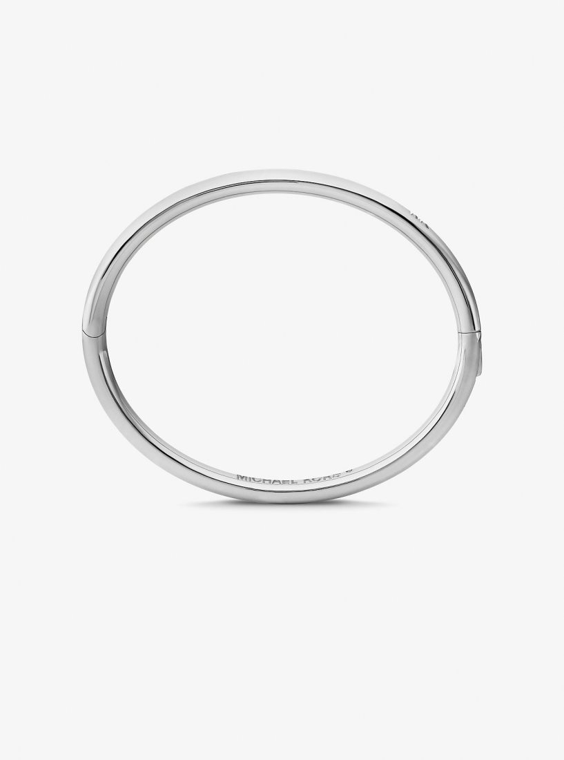 Michael Kors Precious Metal-Plated Brass Bangle Armbänder Damen Silber | NSLDJY978