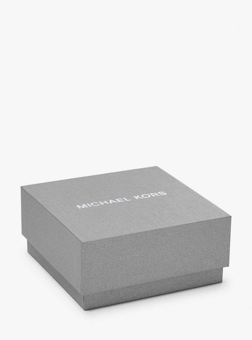Michael Kors Precious Metal-Plated Sterling Silver Cubic Zirconia Bracelet Armbänder Damen Silber | WXQSHY264