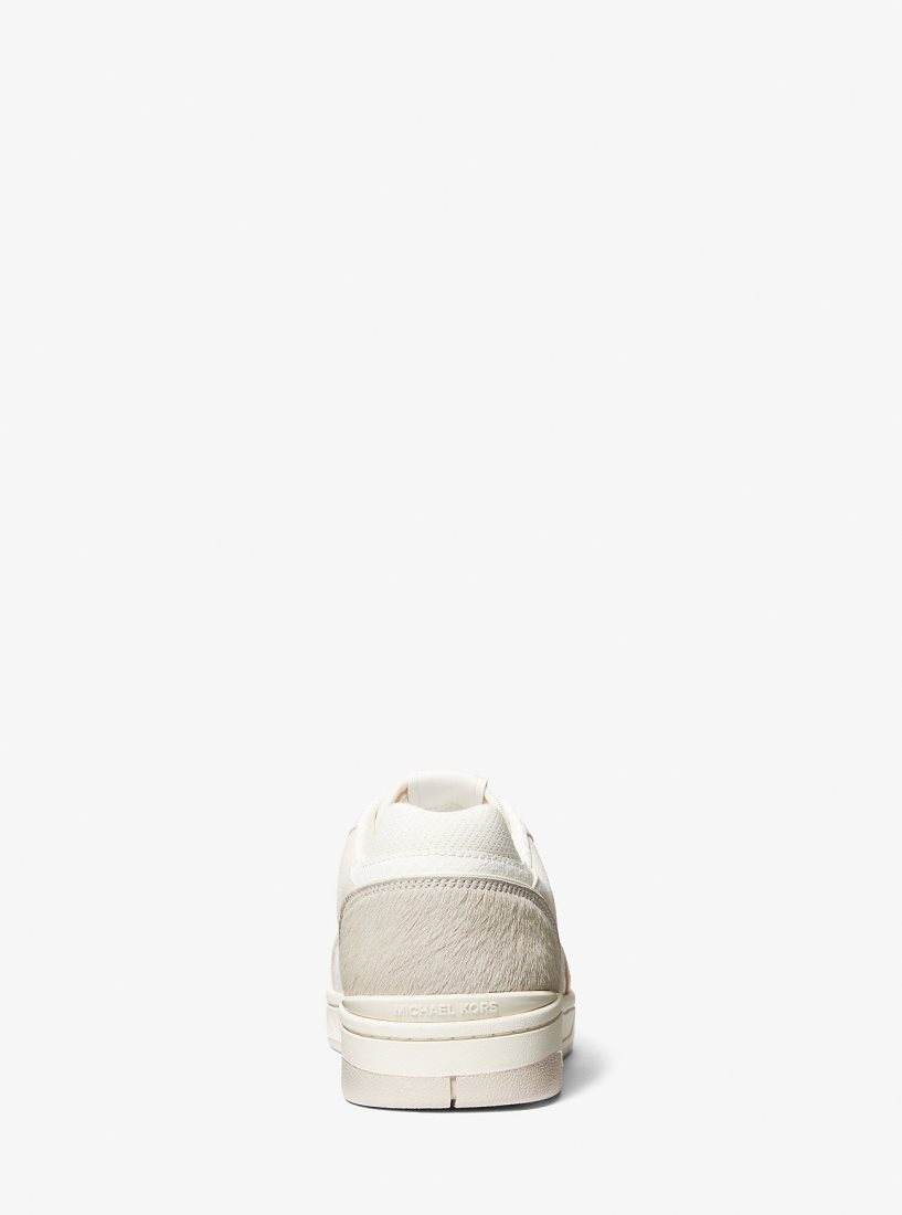 Michael Kors Rebel Mixed-Media Sneaker Sneakers Herren Beige Mehrfarbig | DSAYVL096