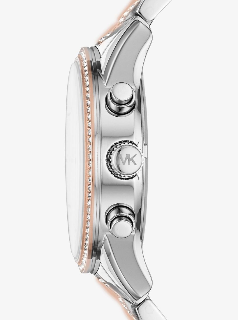 Michael Kors Ritz Pave Two-Tone Watch Two-tone Damen Two Tone | QLWMRK059