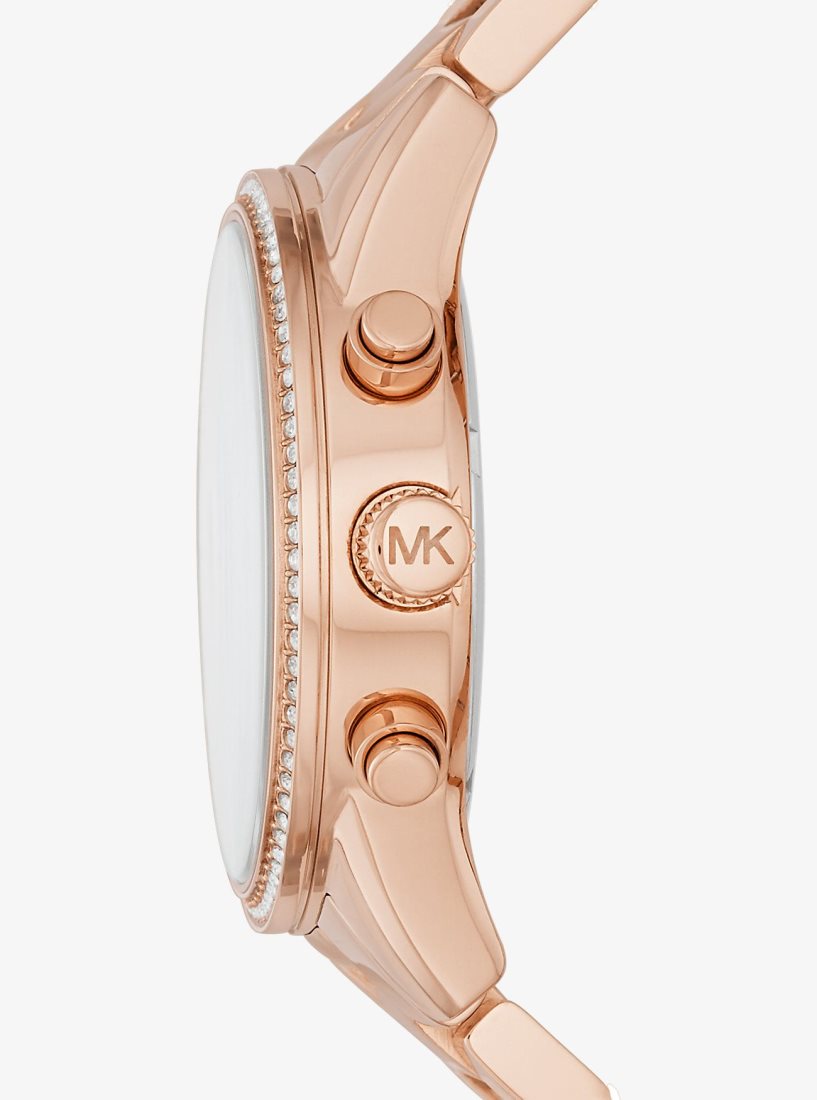 Michael Kors Ritz Rose Gold-Tone Watch Gold-tone Damen Rosa Gold | HUBGVI149