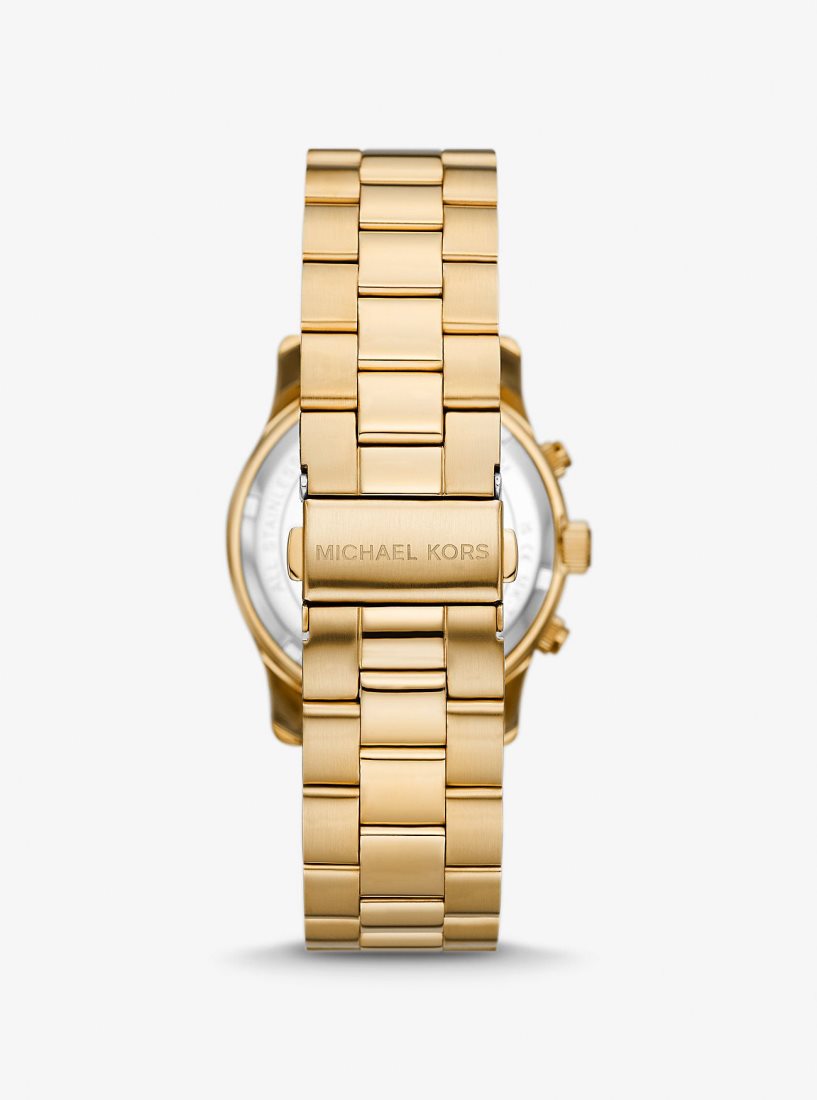 Michael Kors Runway Gold-Tone Watch Gold-tone Damen Gold | HDENRC871