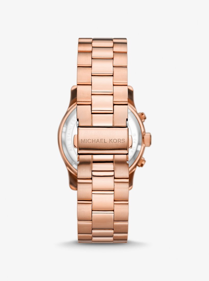 Michael Kors Runway Rose Gold-Tone Watch Rose Gold-tone Damen Rosa Gold | CFMEOX149