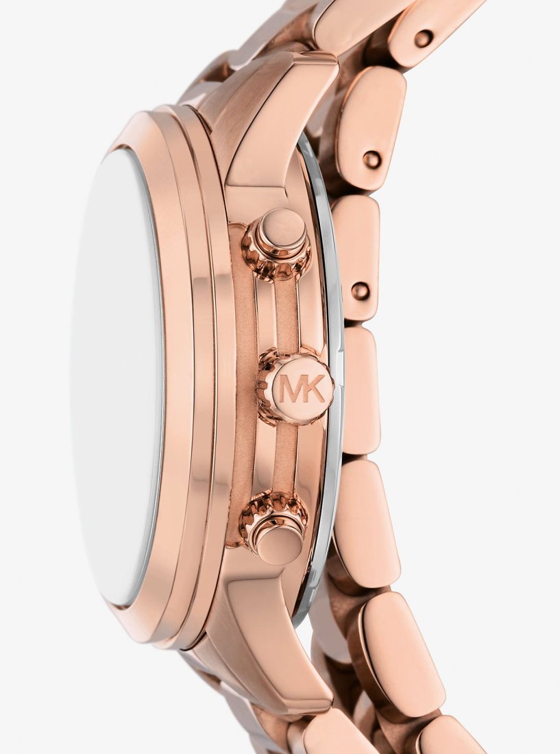 Michael Kors Runway Rose Gold-Tone Wrap Watch Gold-tone Damen Rosa Gold | ZFLVWQ746