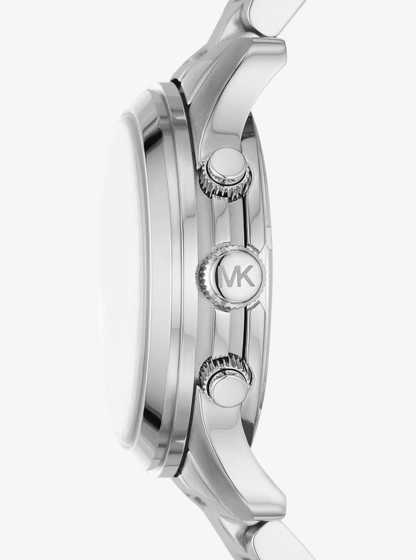 Michael Kors Runway Silver-Tone Watch Silver-tone Herren Silber | TEQVJF814