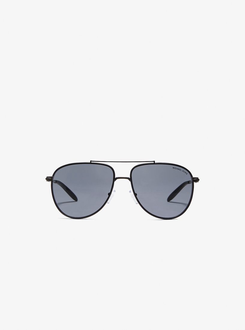 Michael Kors Saxon Sunglasses Sonnenbrille Herren Schwarz | BTASJM917