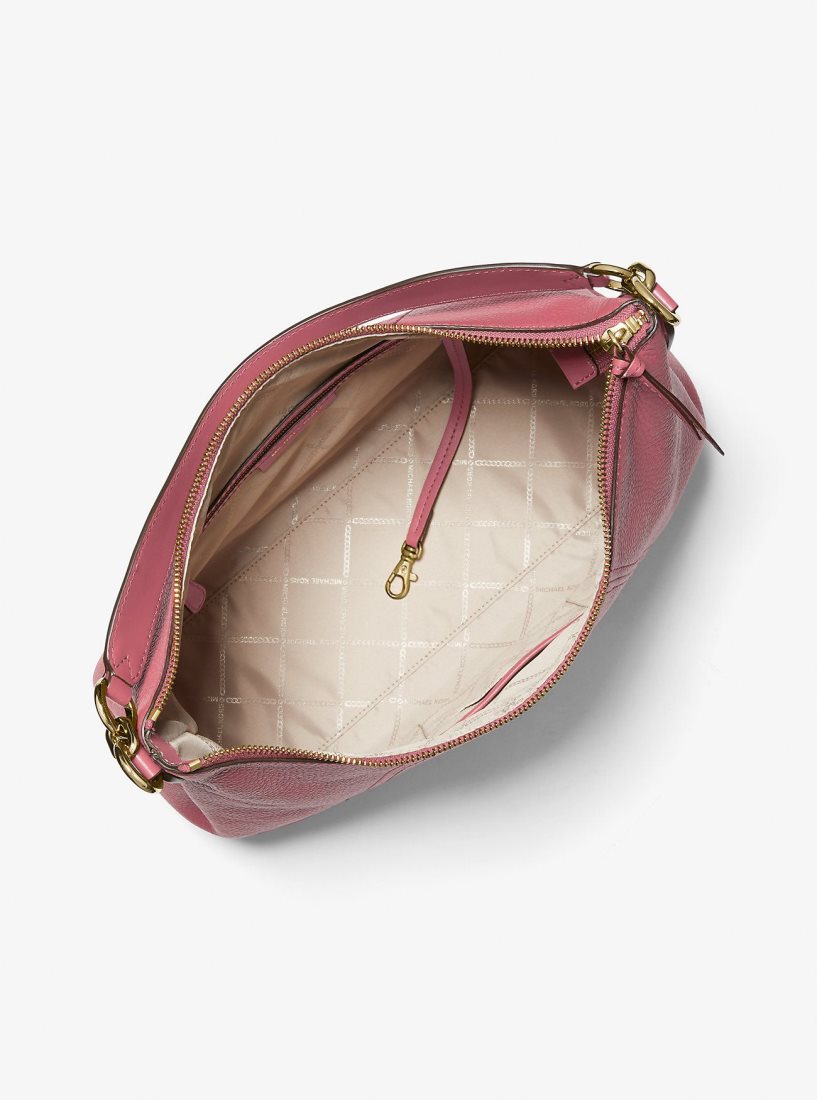 Michael Kors Sienna Large Pebbled Leather Shoulder Bag Schultertasche Damen Cinnamon | RUFXWN962