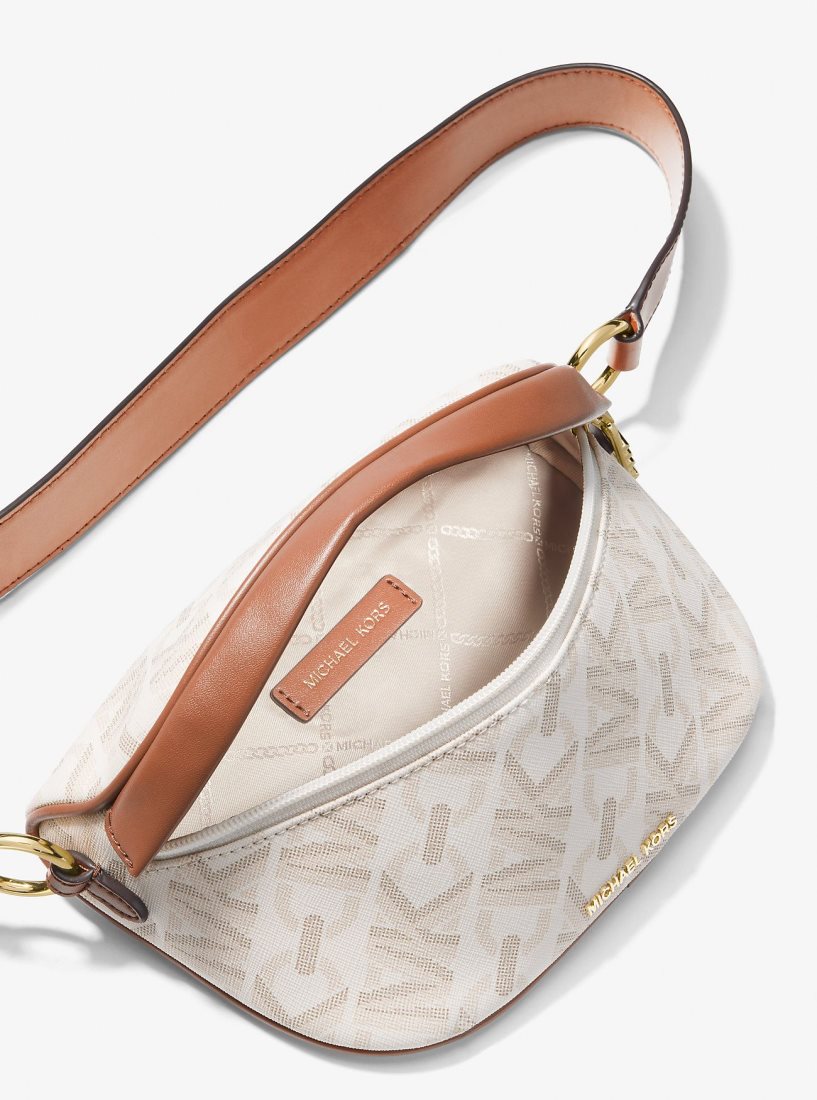 Michael Kors Slater Extra-Small Empire Signature Logo Sling Pack Umhängetasche Damen Hellgelb | YOZACP682