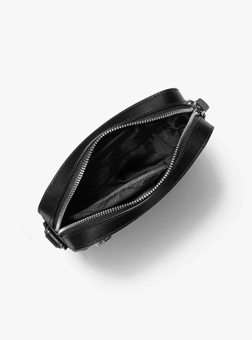 Michael Kors Varick Logo Flight Bag Umhängetasche Herren Schwarz | ARXYZE719