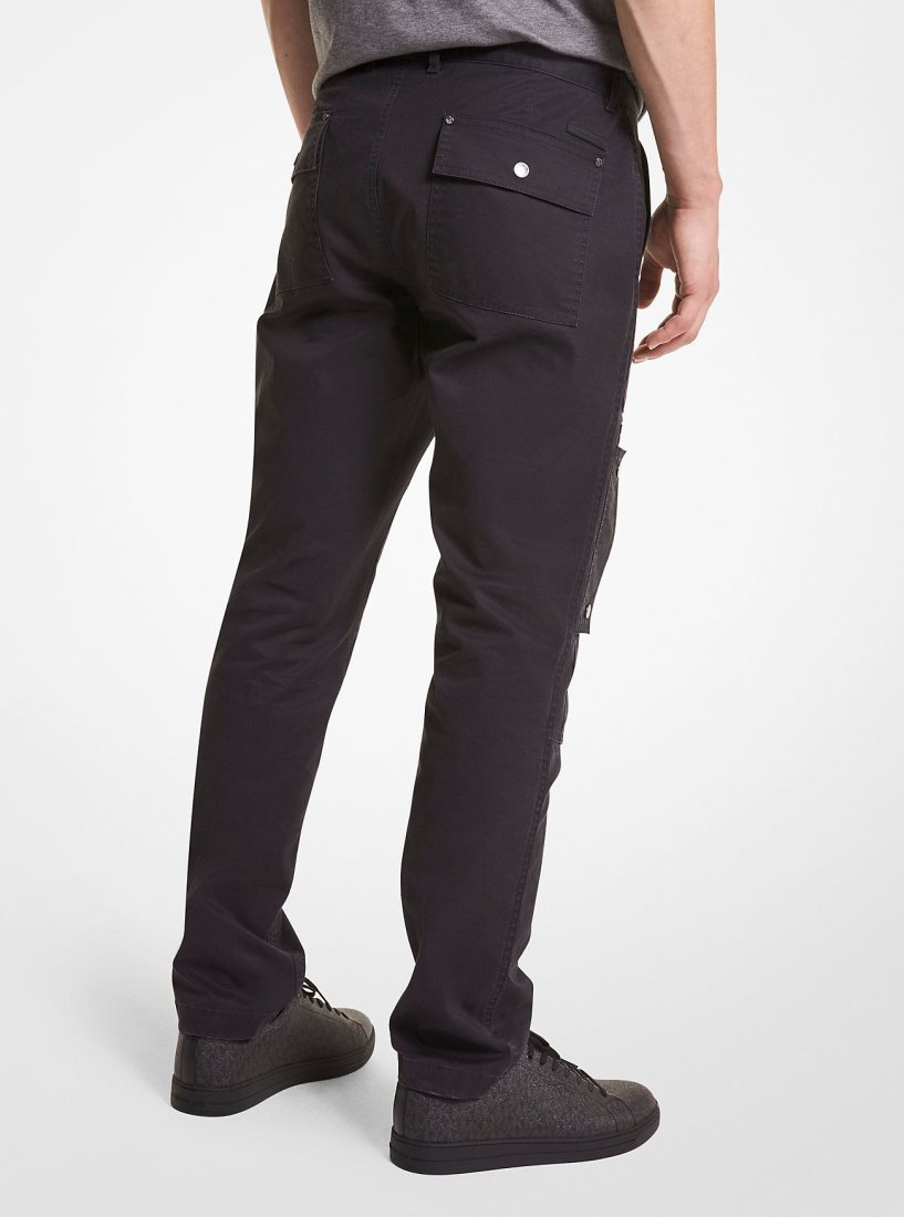 Michael Kors Woven Cargo Pants Hose Herren Schwarz | IRYUNK450